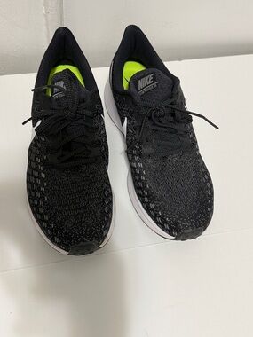 Nike  Women Athletic Shoes - Black with Neon Yellow Accents